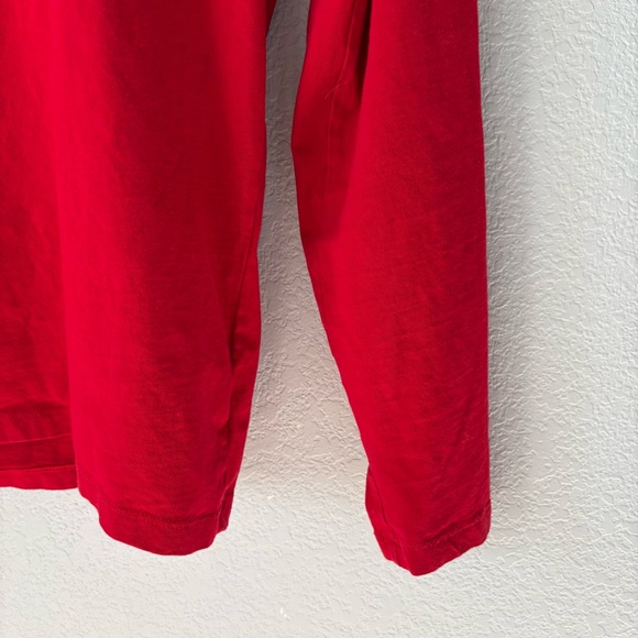 Vintage Polo Ralph Lauren Polo Alpine Ski Bear Y2K Red Long Sleeve Hood - Picture 4 of 12